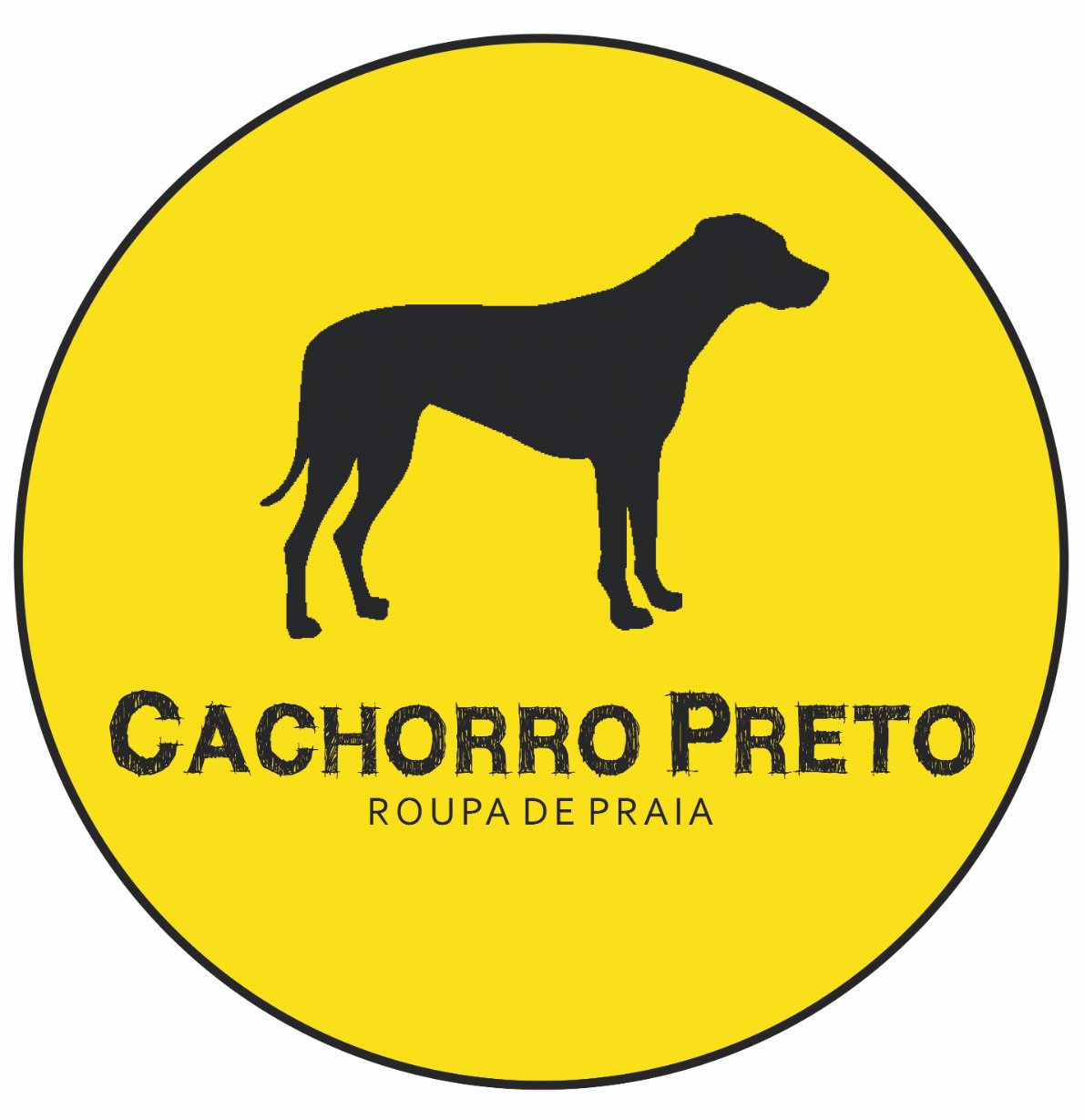 Logo de Cachorro Preto