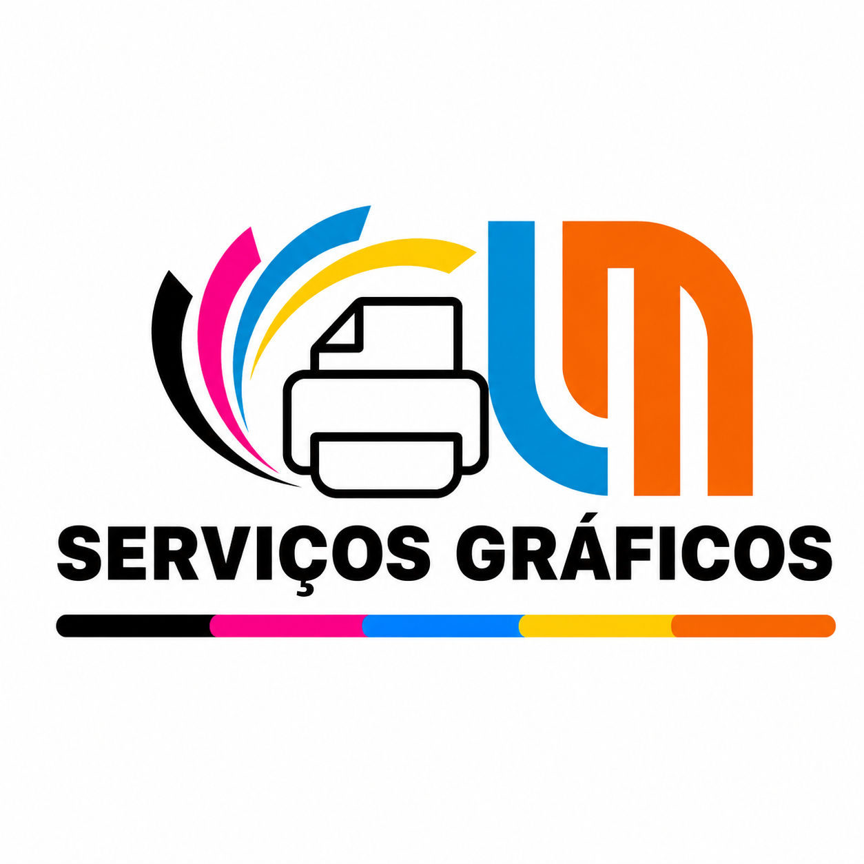 Logo de LM Serviços Gráficos